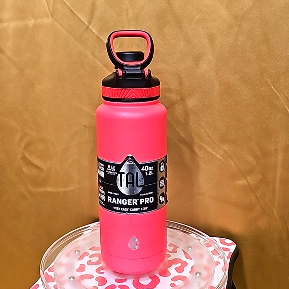 TAL 40 Oz Stainless Steel Insulated RANGER PRO Hydration Bottle Tumbler Hot Pink - Picture 1 of 13